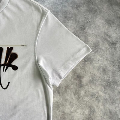 Syna Half Mosaic T-Shirt White