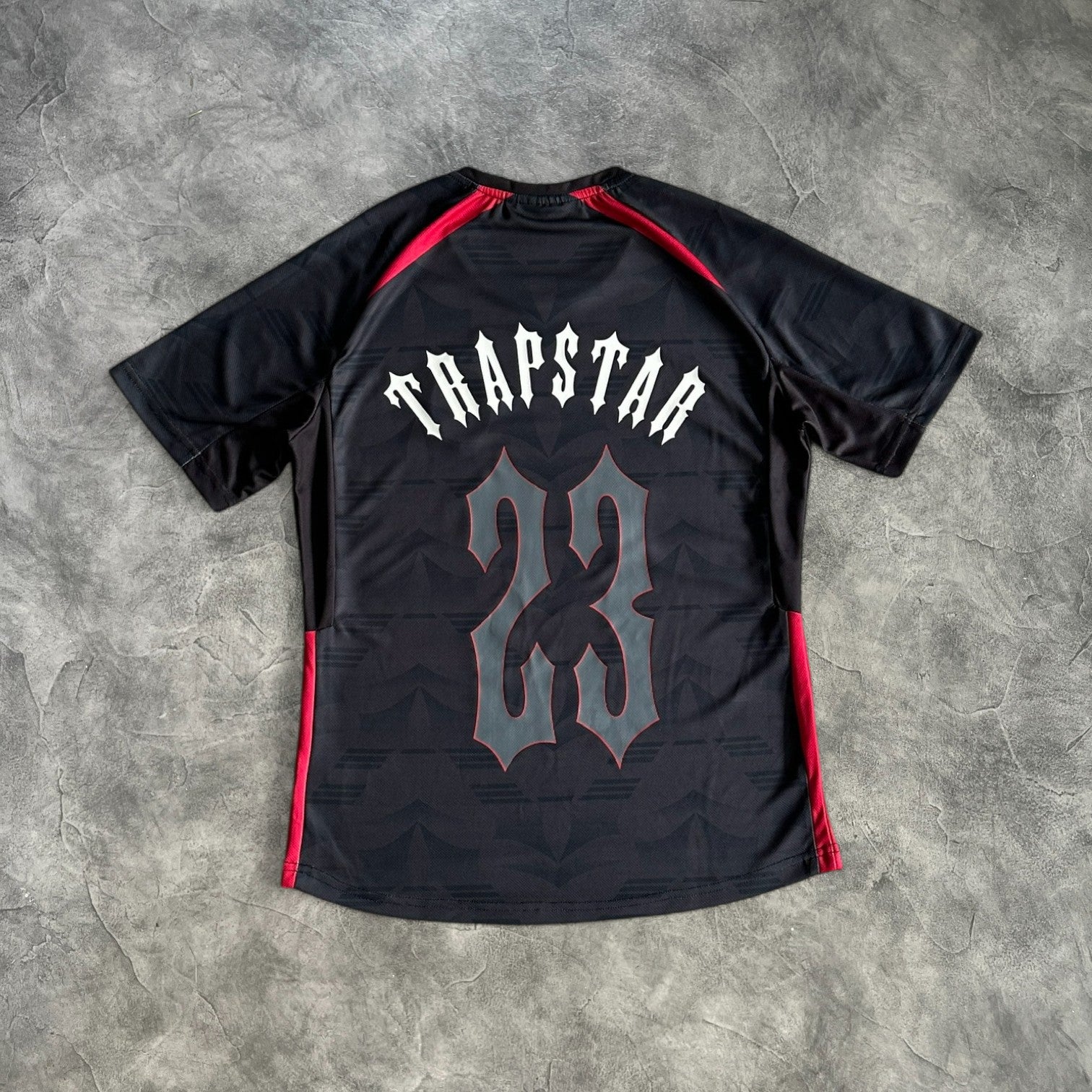 Trapstar Football Jersey Black/Red