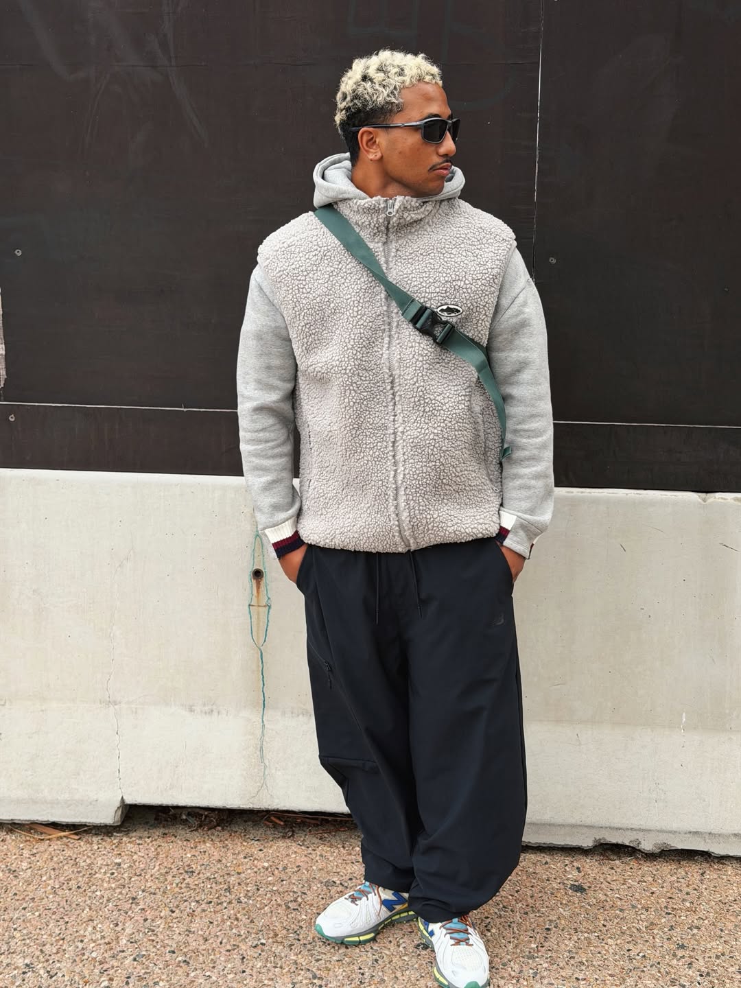 Corteiz Sheep Velvet Vest Grey