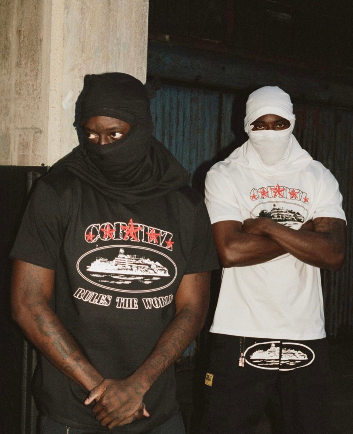 Corteiz Alcatraz 4 Star T-Shirt Black