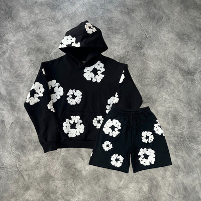Denim Tears The Cotton Wreath Vaulted Set Black