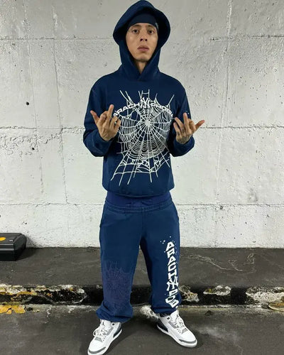 Sp5der Web Arach Phobia Tracksuit Navy