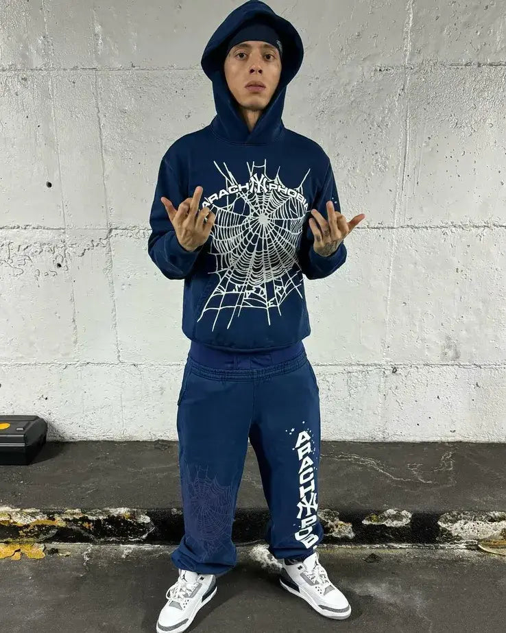 Sp5der Web Arach Phobia Tracksuit Navy