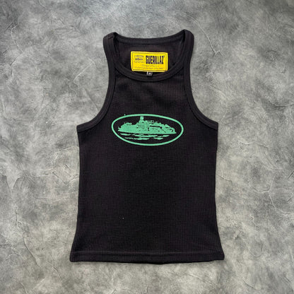 Corteiz Alcatraz Women's Tank Top Black/Green