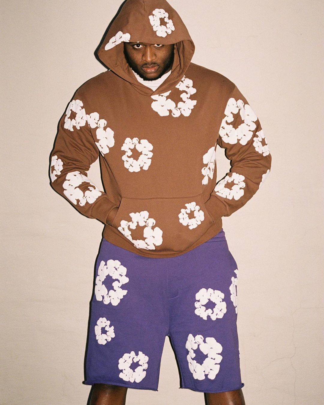 Denim Tears The Cotton Wreath Sweatshirt Brown