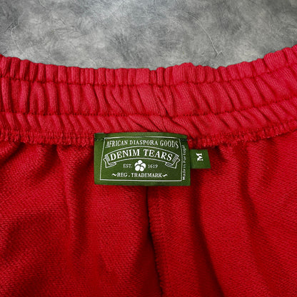 Denim Tears The Cotton Wreath Sweatpants Red