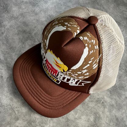 Corteiz Eagle Trucker Cap Brown