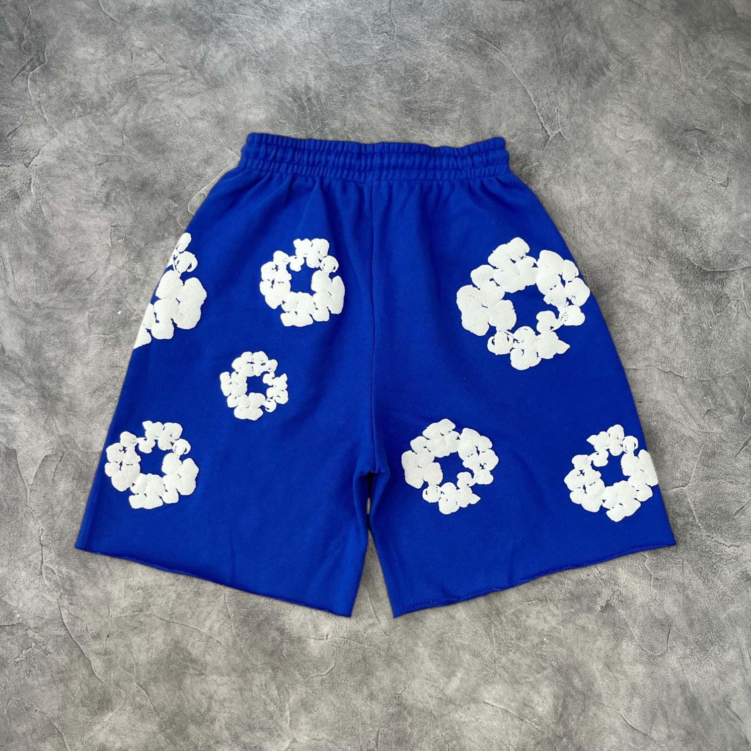 Denim Tears The Cotton Wreath Sweatshorts Blue