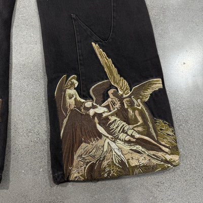 Vescartes Wrath Of Angels Jeans Black