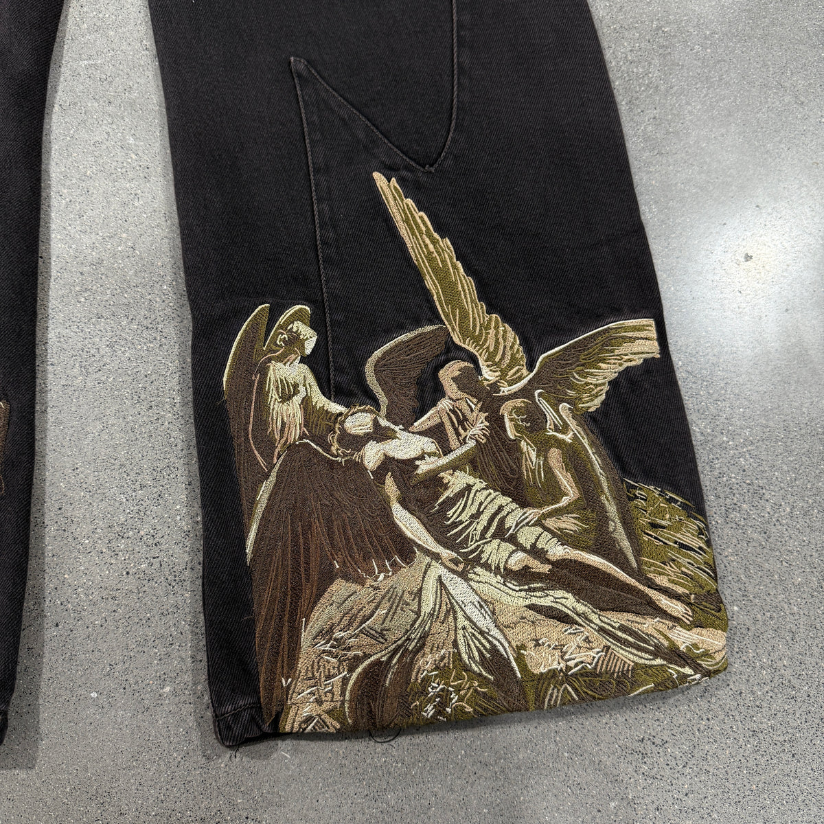 Vescartes Wrath Of Angels Jeans Black