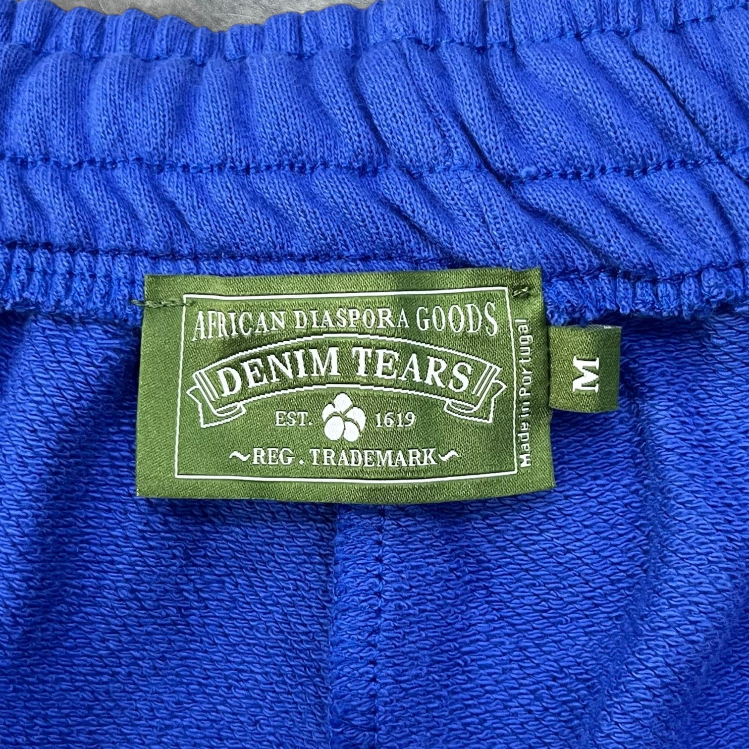 Denim Tears The Cotton Wreath Sweatshorts Blue