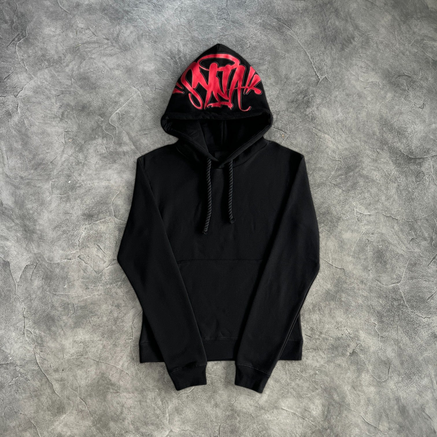 Syna Linen Tracksuit Black/Red