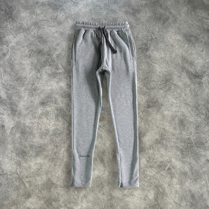 Syna Linen Tracksuit Grey