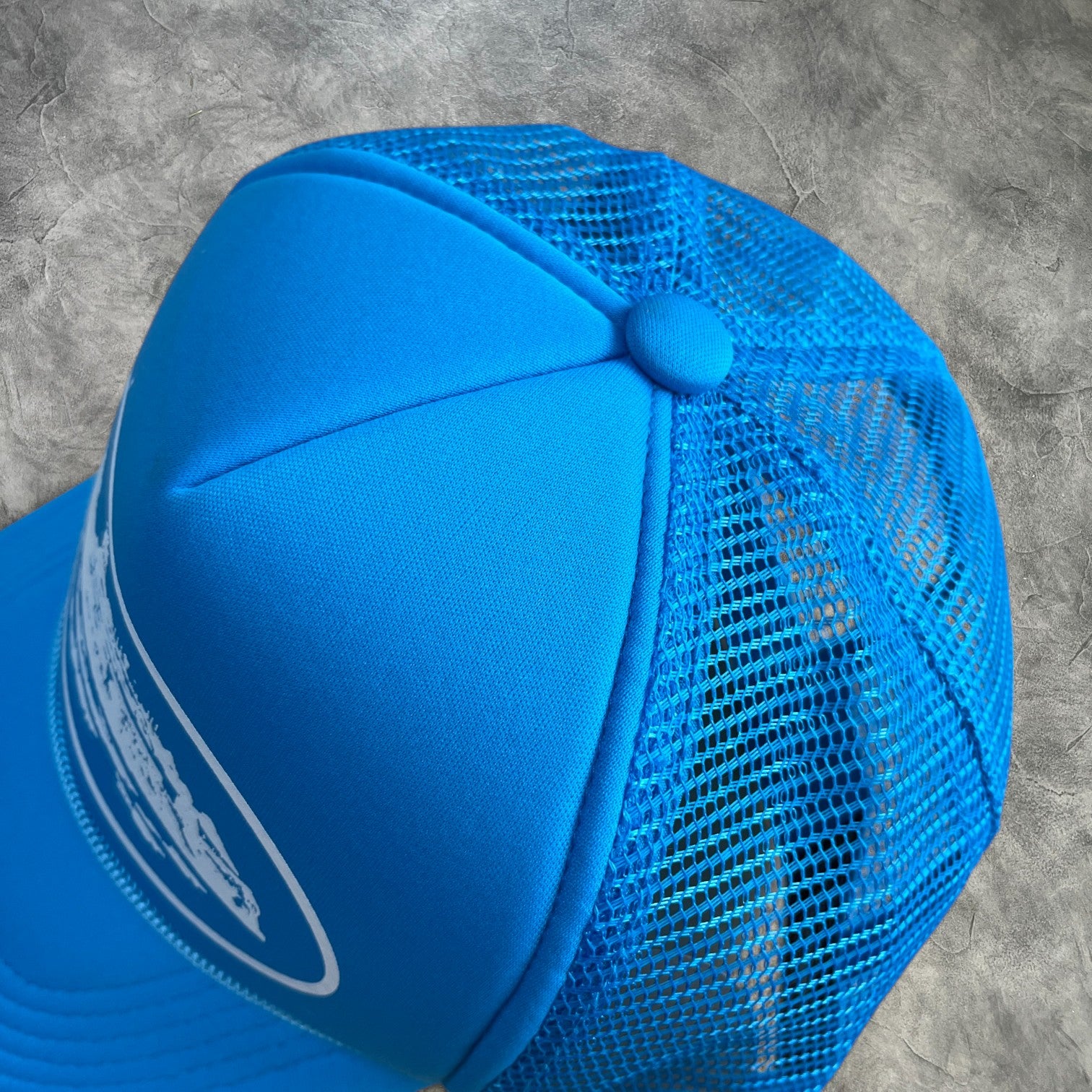 Corteiz Alcatraz Trucker Cap Blue