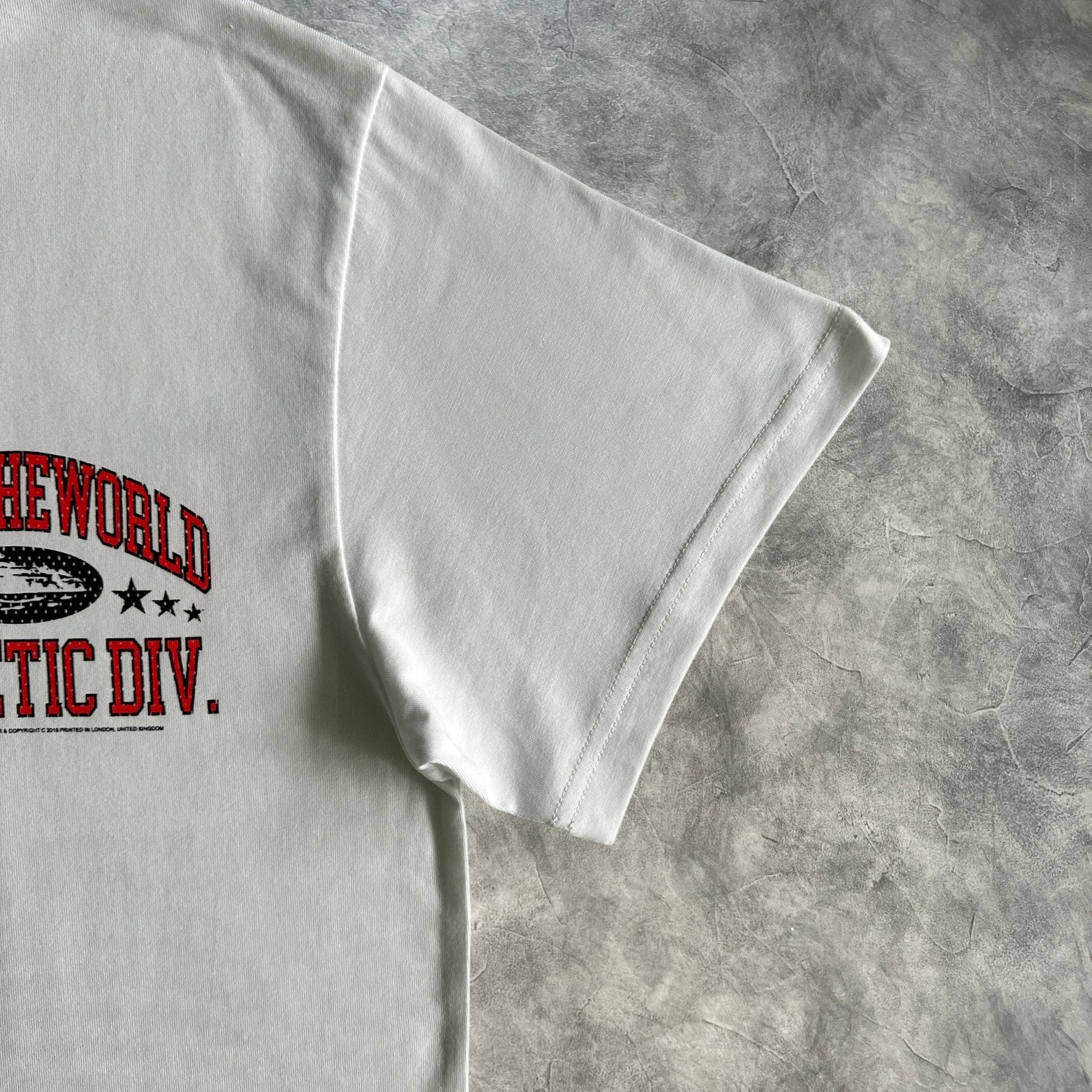 Corteiz Rules The World Athletic Div T-Shirt White