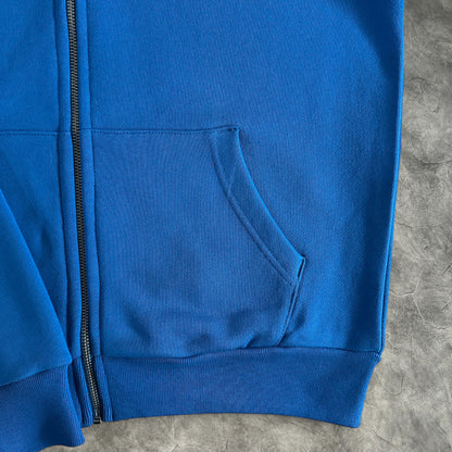 Syna Void Zip-Up Hoodie Blue