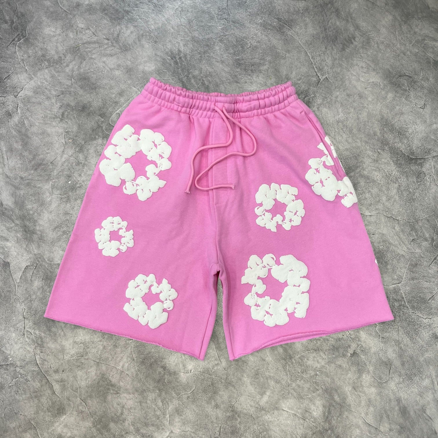 Denim Tears The Cotton Wreath Sweatshorts Pink