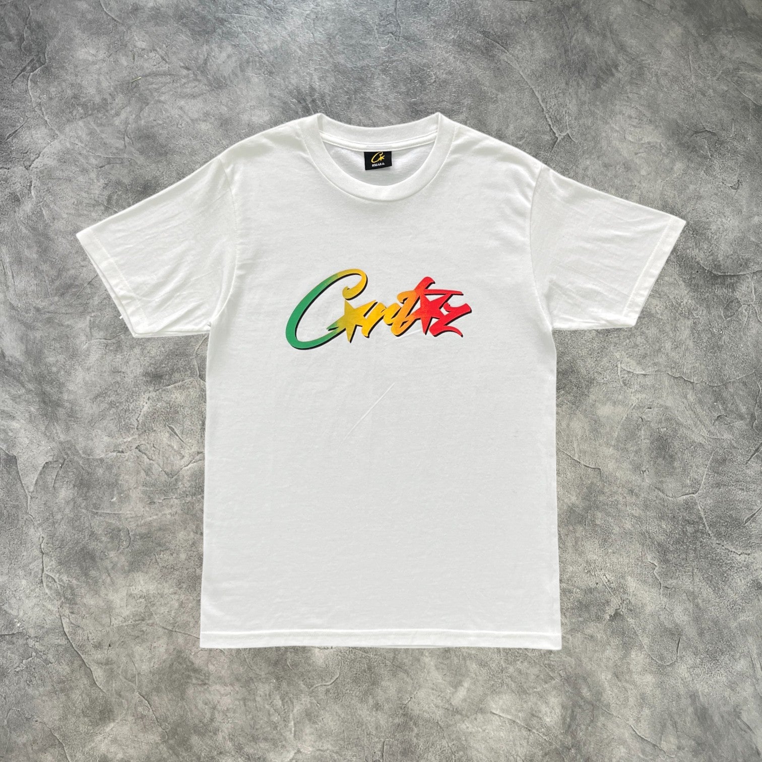 Corteiz All Stars Gradient Carni Colours T-Shirt White