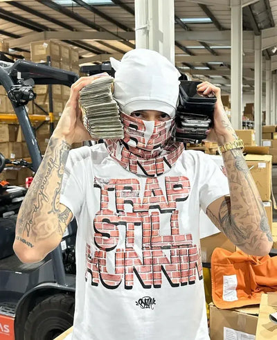 Syna Brick Wall T-Shirt White