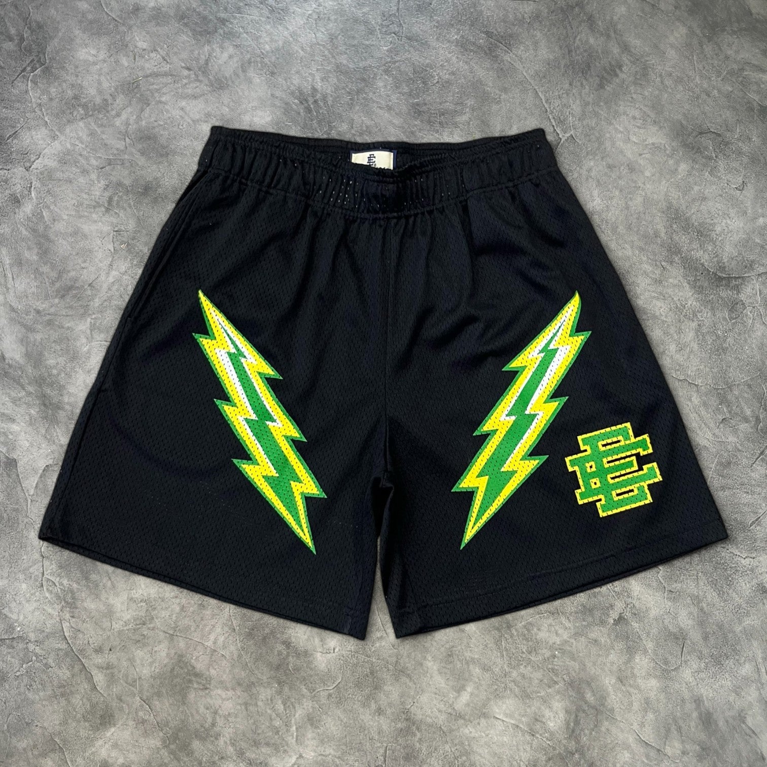 Eric Emanuel Bolt Shorts Black/Green