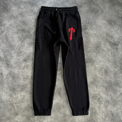 Trapstar Irongate Arch Chenille Tracksuit Black/Red