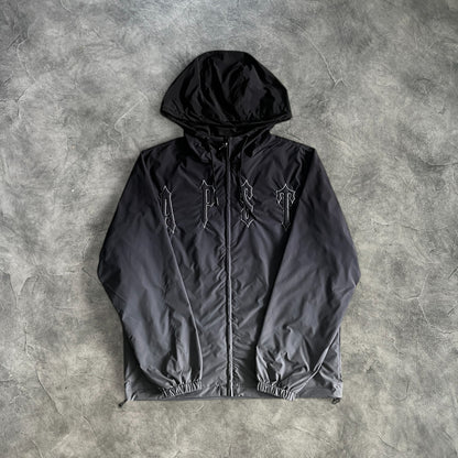 Trapstar Outline Arch Windbreaker Gradient Black