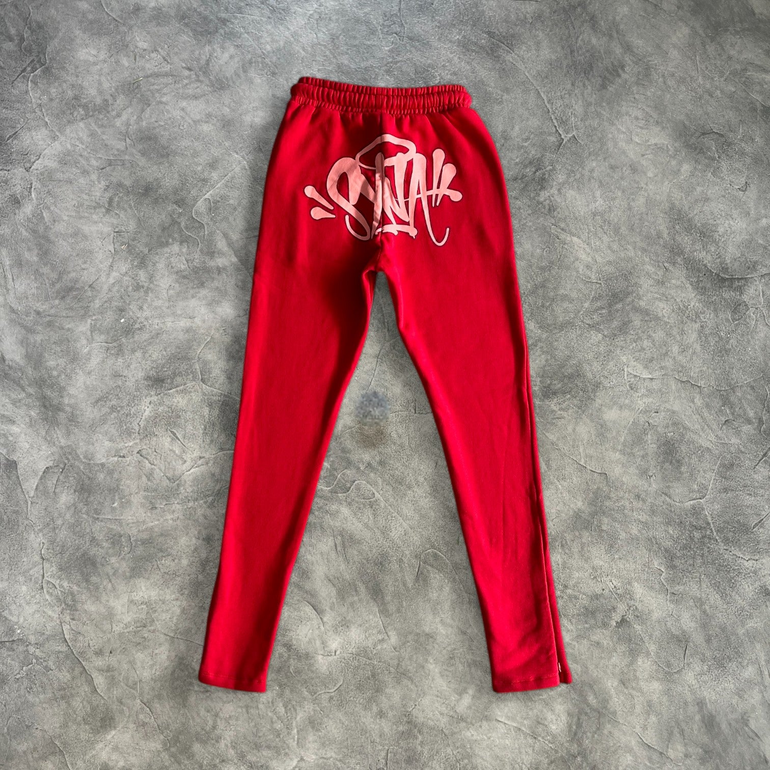 Syna Linen Tracksuit Red