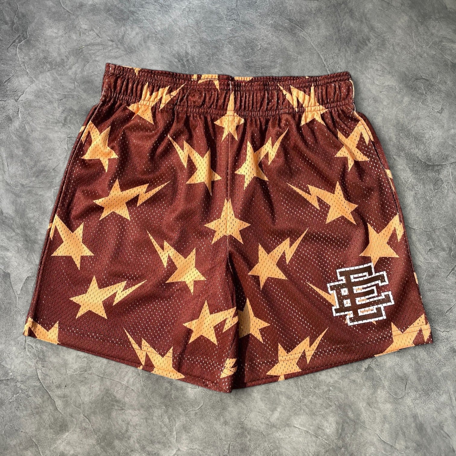 Eric Emanuel Bape Basic Shorts Brown