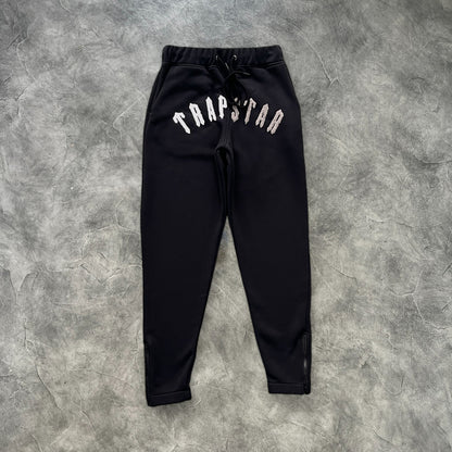 Trapstar Split Arch Hooded Tracksuit Black Edition