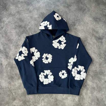 Denim Tears The Cotton Wreath Sweatshirt Navy Blue