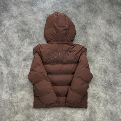 Trapstar Detachable Hooded Puffer Brown