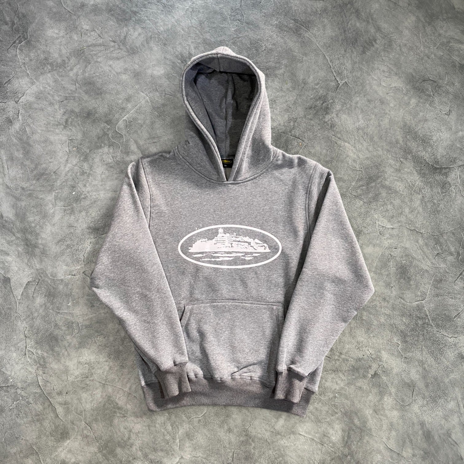 Corteiz Rules The World Crtz Hoodie Grey