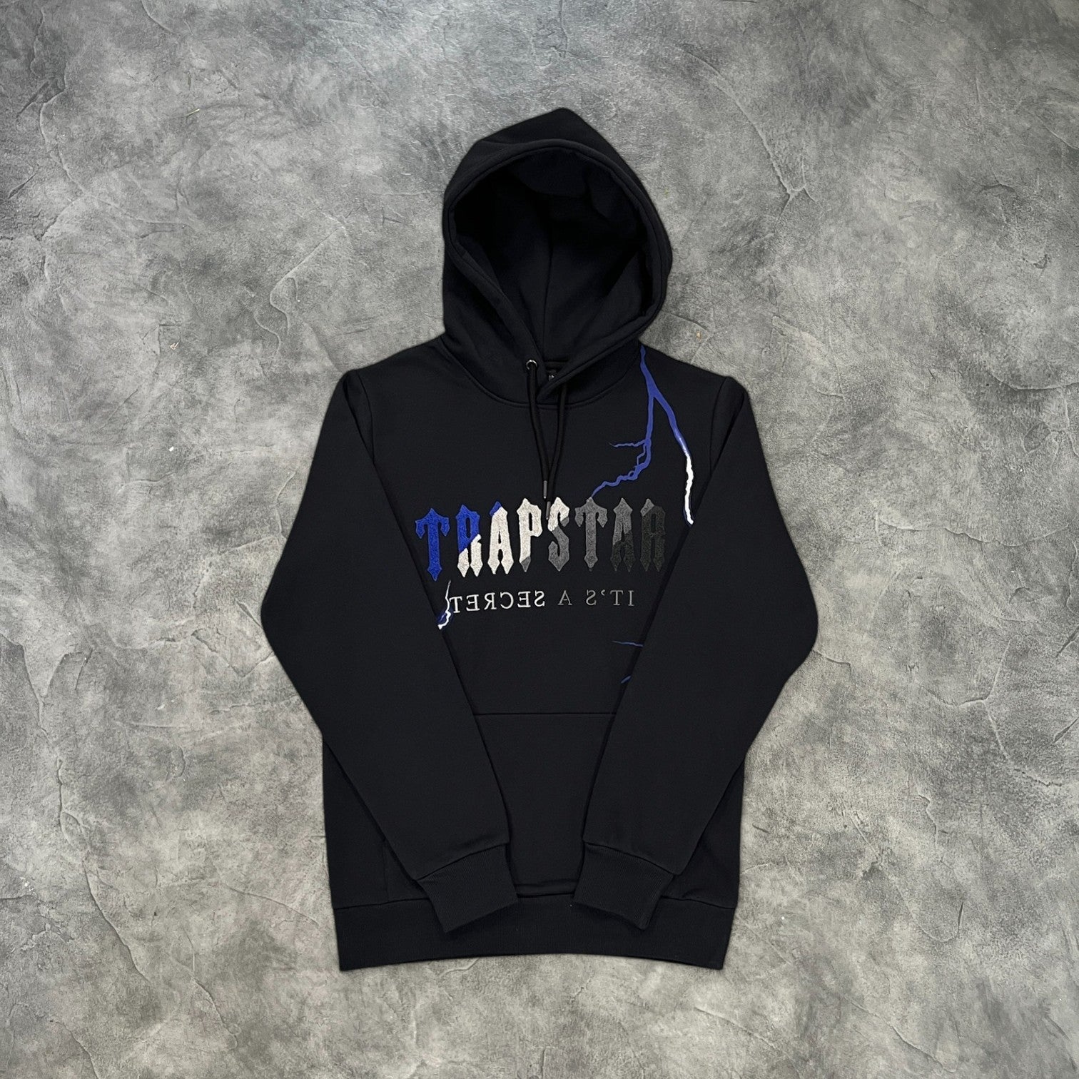 Trapstar Chenille Decoded Tracksuit Lightning Edition Black/Blue