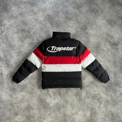 Trapstar Hyperdrive Puffer Jacket Black/Red/White