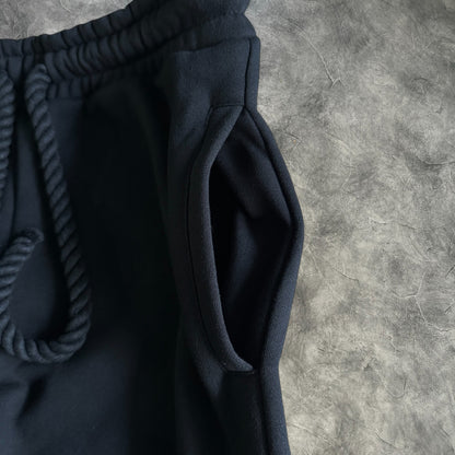 Syna Linen Tracksuit Black/Black