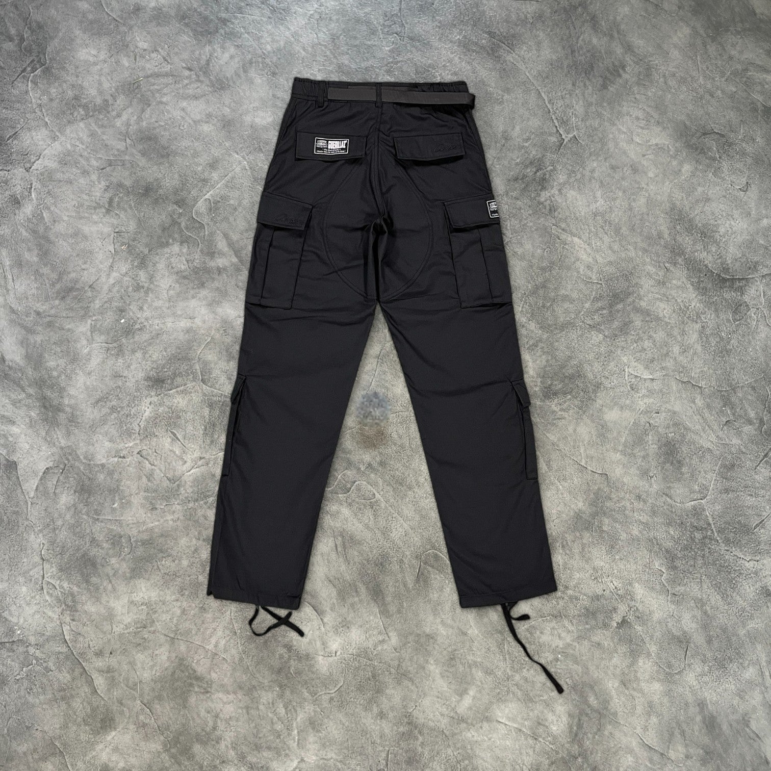 Corteiz Guerilla Cargo Pants Black/Black