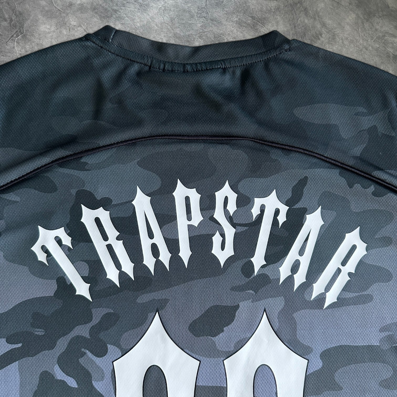 Trapstar Football Jersey Black/Camo