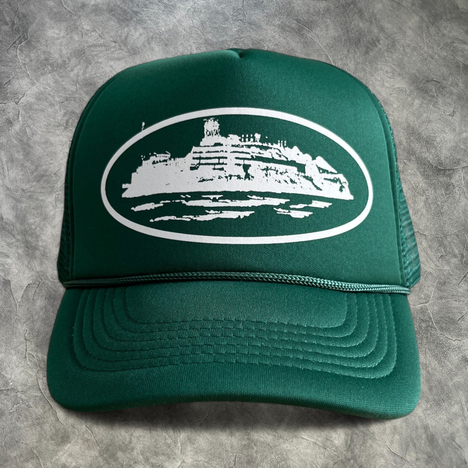 Corteiz Alcatraz Trucker Cap Green