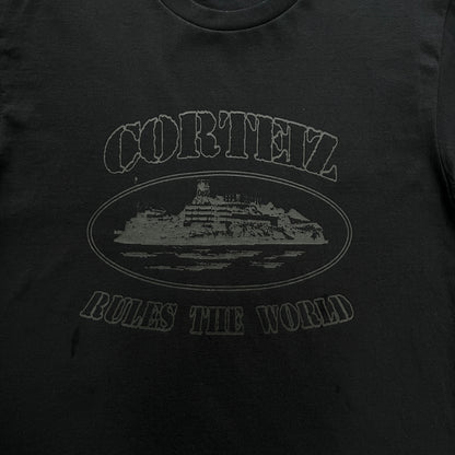 Corteiz Rules The World T-Shirt Blackout Edition