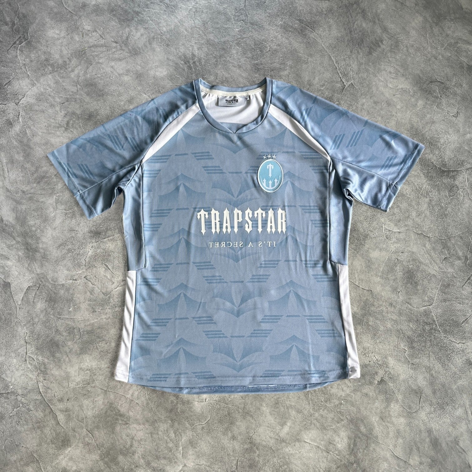 Trapstar Football Jersey Grey/White