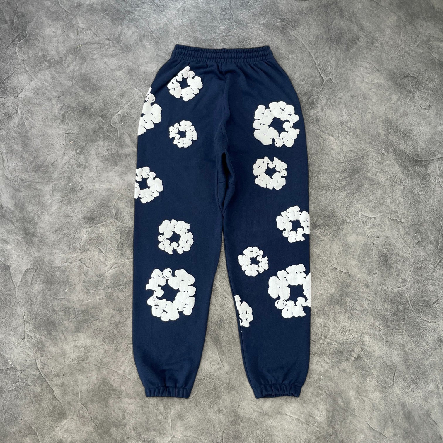 Denim Tears The Cotton Wreath Sweatpants Navy Blue