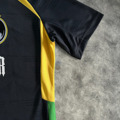 Trapstar Football Jersey Black/Yellow/Green