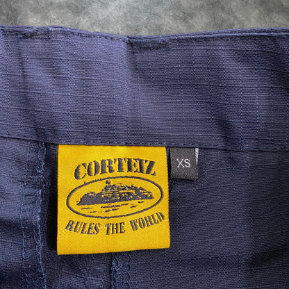 Corteiz Guerilla Cargo Shorts Navy