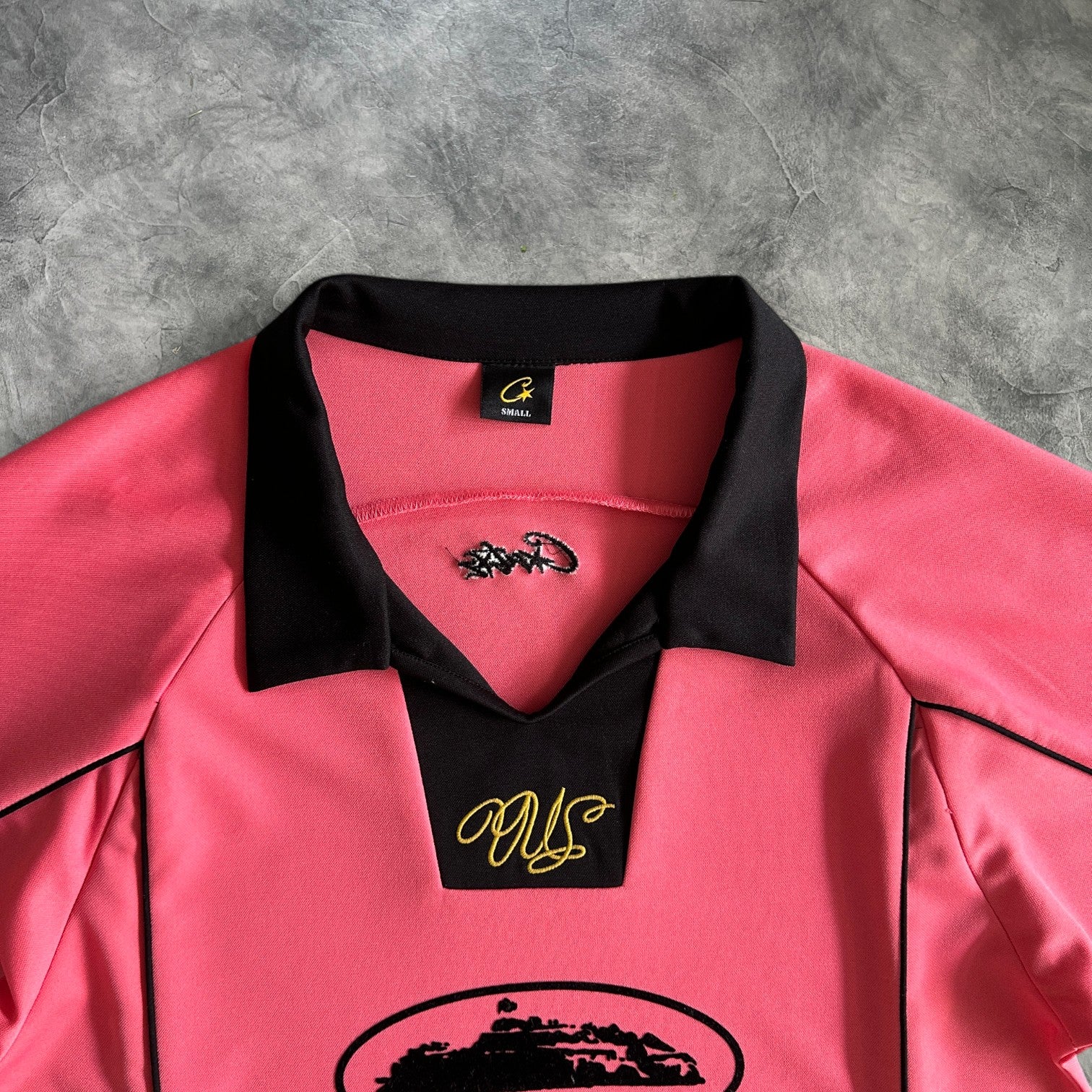 Corteiz Talismo Football Jersey Pink