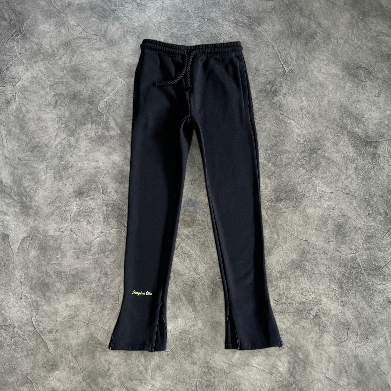 Syna Linen Tracksuit Black/Green