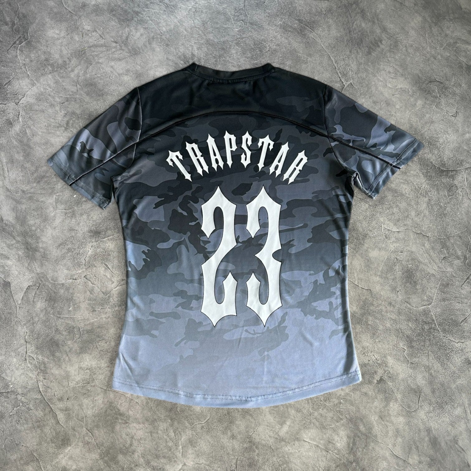 Trapstar Football Jersey Black/Camo