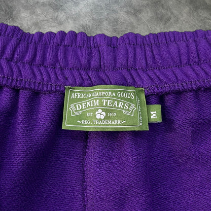 Denim Tears The Cotton Wreath Sweatshorts Purple