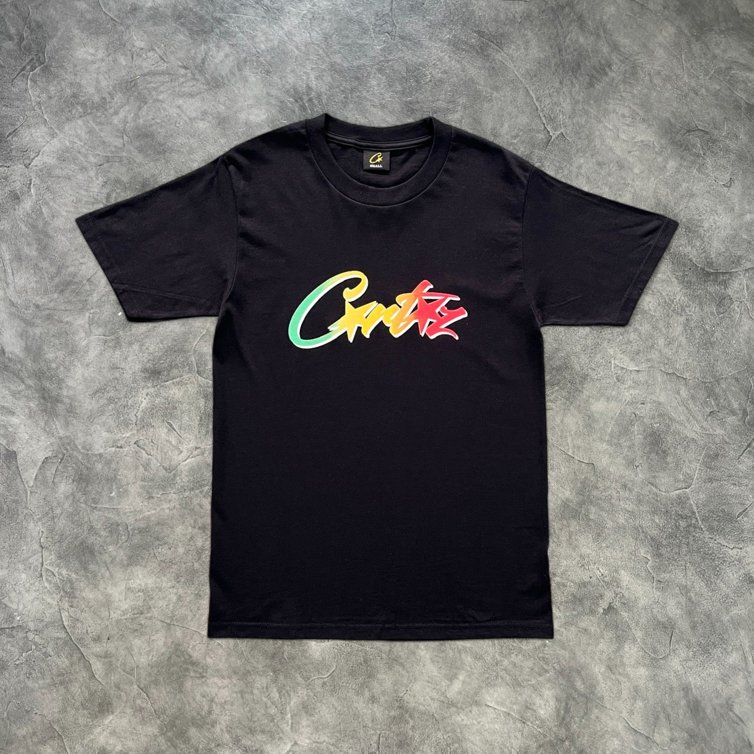 Corteiz All Stars Gradient Carni Colours T-Shirt Black