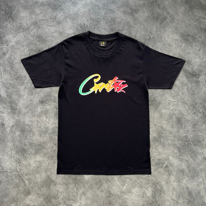 Corteiz All Stars Gradient Carni Colours T-Shirt Black