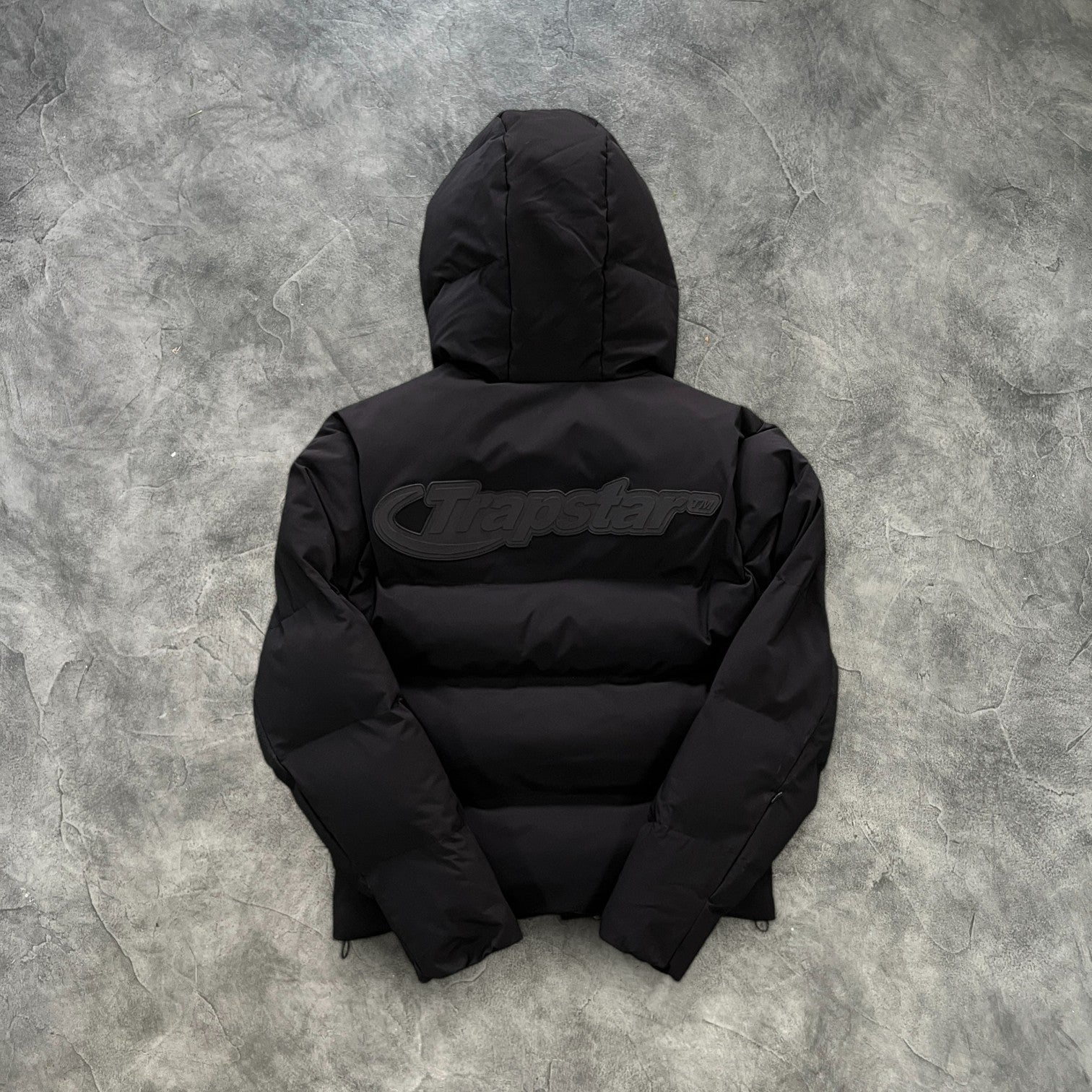 Trapstar Hyperdrive Technical hooded Puffer Black Edition